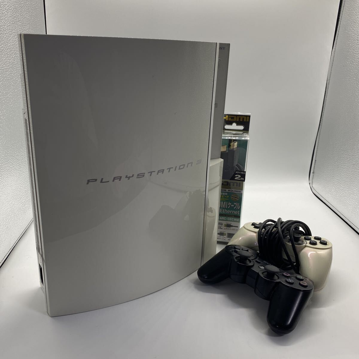 SONY ソニー PlayStation3 プレイステーション3 ホワイト CECHL00 ゲーム機 コントローラー　HDMIケーブル 2m