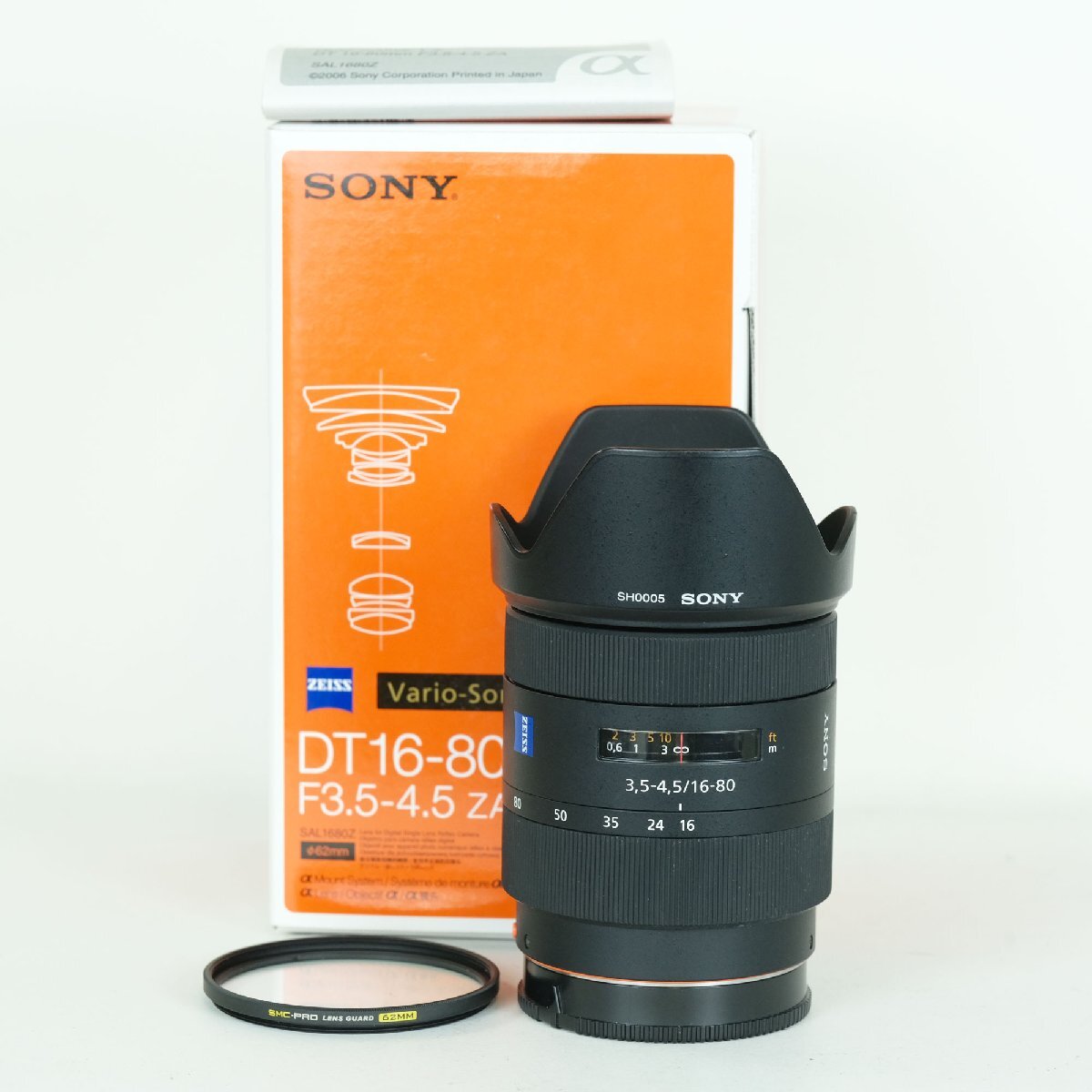 [良品 | フィルター付] SONY Vario-Sonnar T＊ DT 16-80mm F3.5-4.5 ZA SAL1680Z | SONY Aマウント