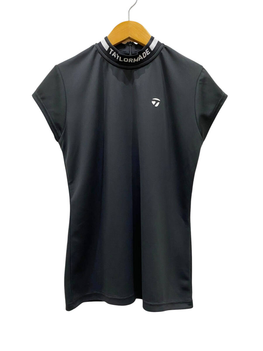 テーラーメイド TaylorMade ゴルフウェア ポロシャツ 半袖 クラブTM ベーシック キャップスリーブ モックシャツ TL480 ブラック size L
