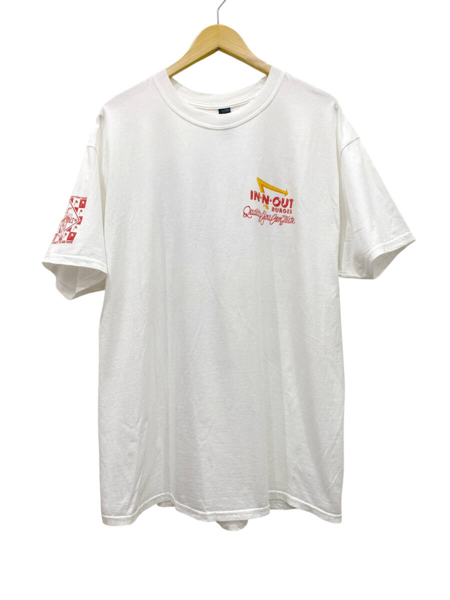 Hanes BEEFY Tシャツ インアンドアウトバーガー 1993 45thアニバーサリー IN-N-OUT BURGERS ヴィンテージ ホワイト size XL メンズ