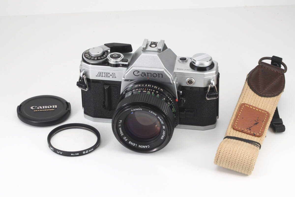 ★超極上美品★ Canon AE-1 NEW FD 50mm F1.4 レンズセット ★完動品 露出計良好★ キヤノン #245