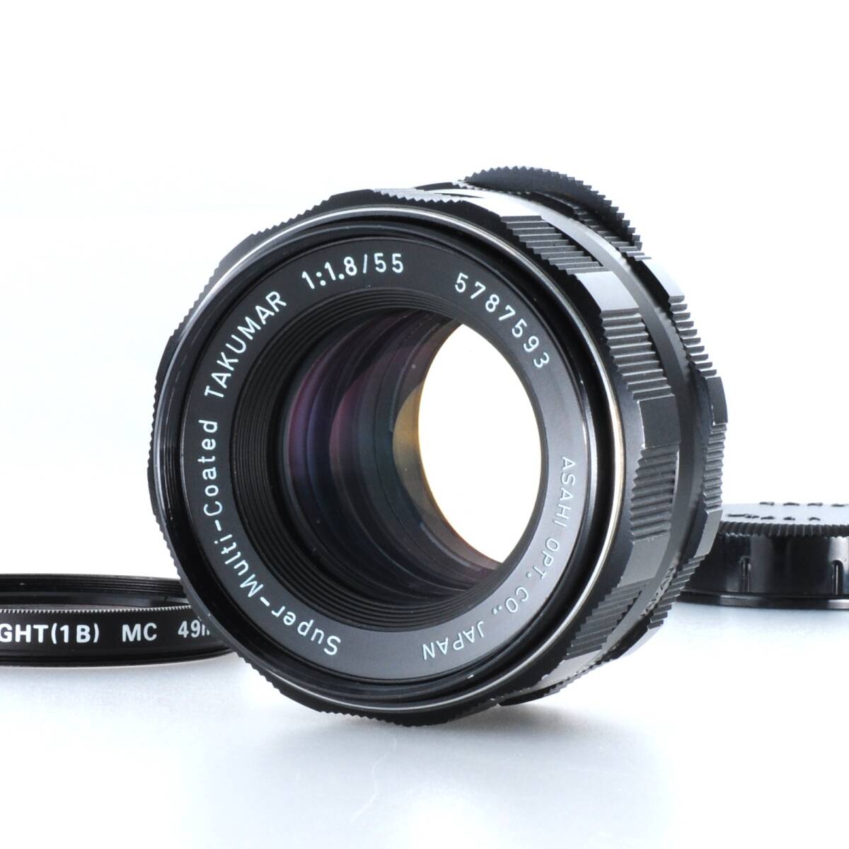 【ペンタックス】Super-Multi-Coated TAKUMAR 55mm F1.8 MFレンズ #U041
