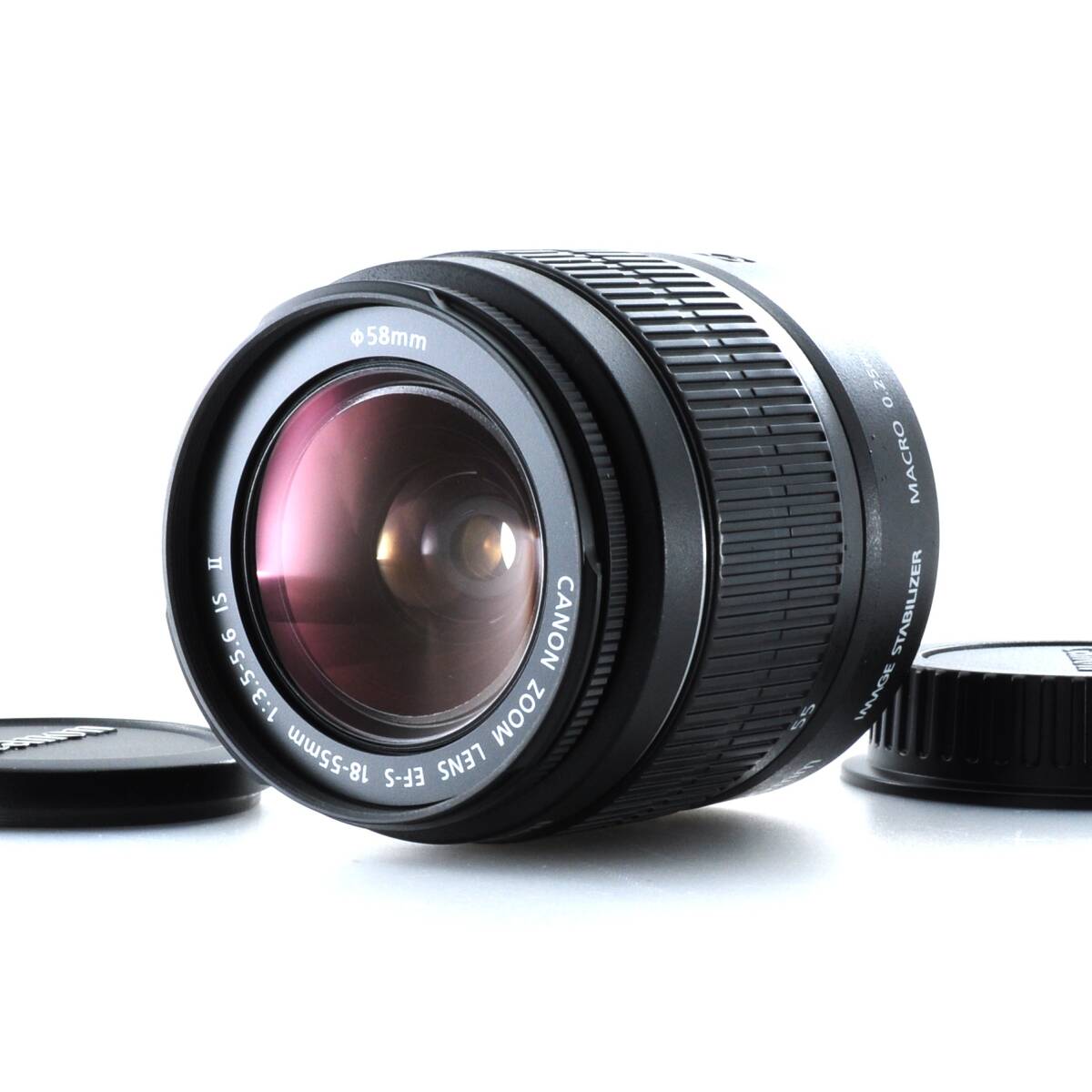【キヤノン】Canon EF-S 18-55mm F3.5-5.6 IS II AFレンズ #U025B