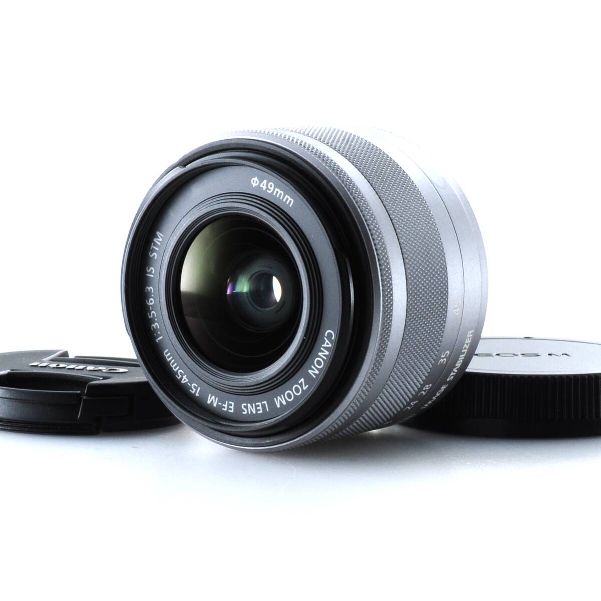 【キヤノン】Canon EF-M 15-45mm F3.5-6.3 IS STM オートフォーカスレンズ グレー #T999B