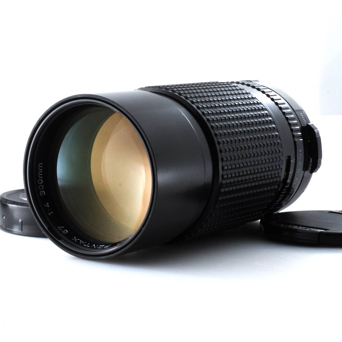 点カビありお値引き価格【ペンタックス】SMC PENTAX 67 300mm F4 中判望遠レンズ カビあり #S325