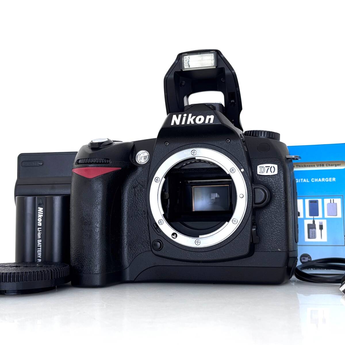 べたつきあり分お値引き価格【ニコン】NIKON D70 デジタル一眼レフカメラ 撮影枚数4,416枚 #U199A