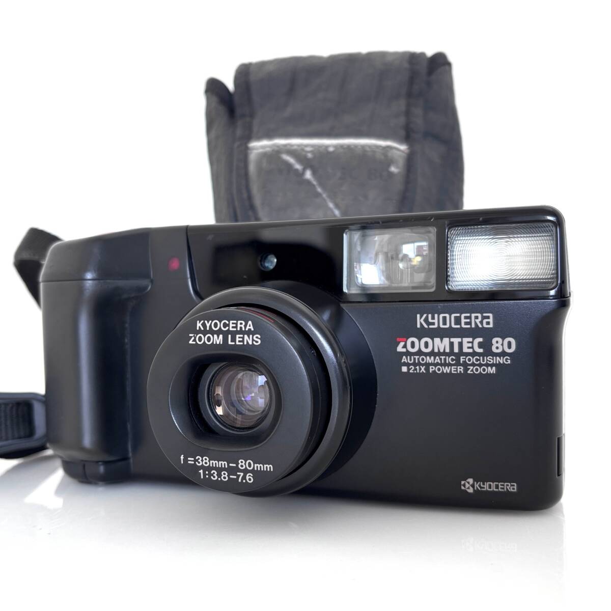 【京セラ】KYOCERA ZoomTEC 80 コンパクトフィルムカメラ 38-80mmズーム #S589