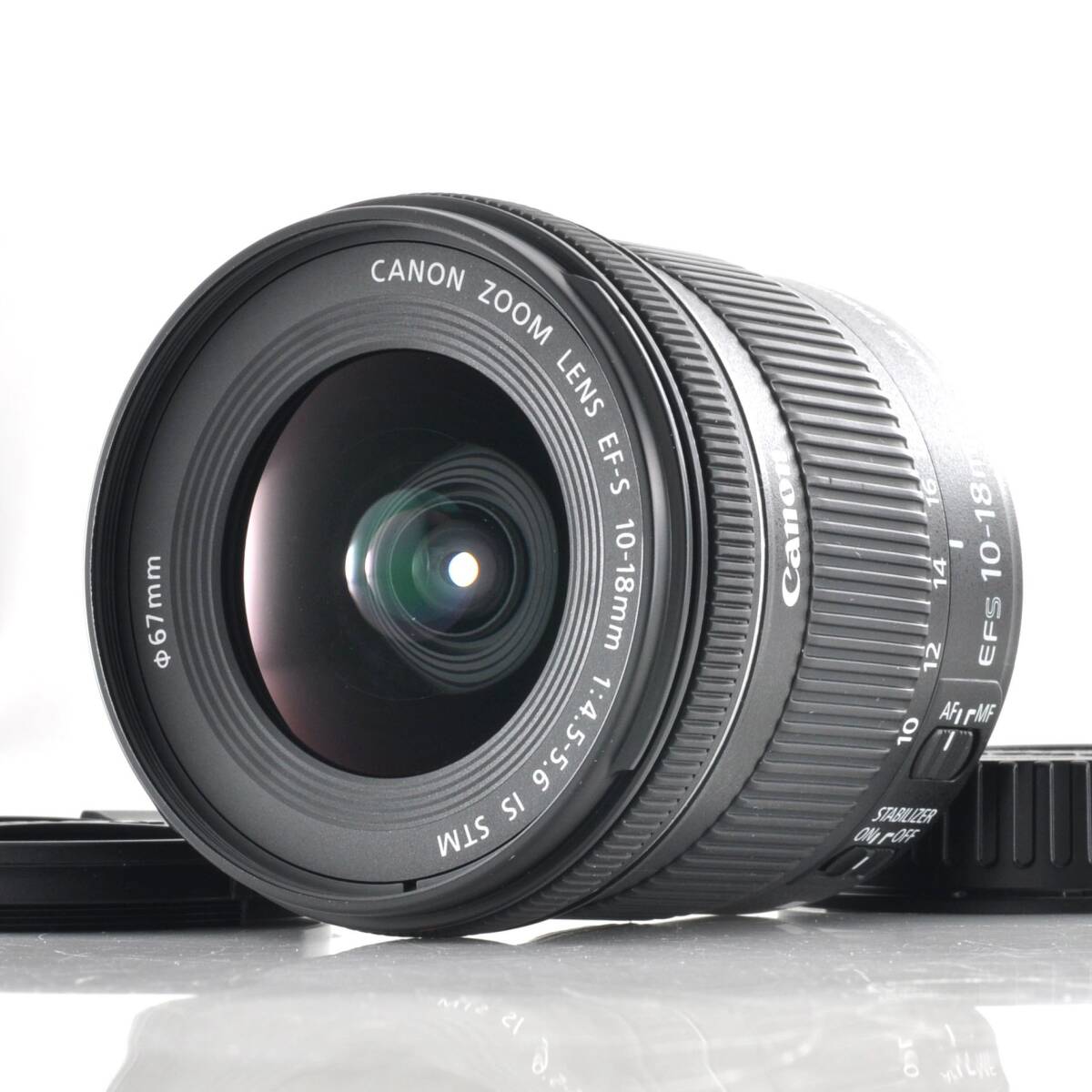 【キヤノン】Canon ZOOM LENS EF-S 10-18mm F4.5-5.6 IS STM #S678
