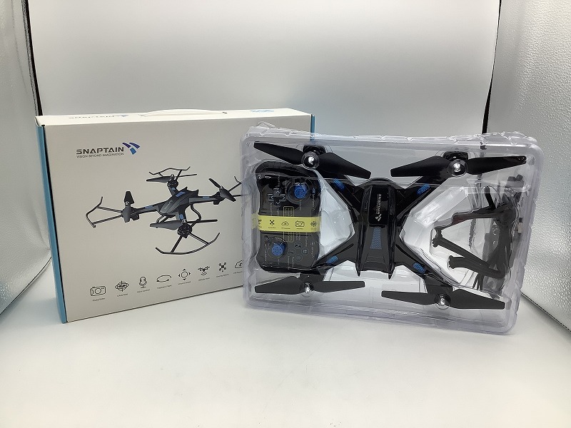 n6919 S5C ドローン SNAPTAIN ブラック×ブルー 付属品完備 4-AXIS DRONE ホビーラジコン