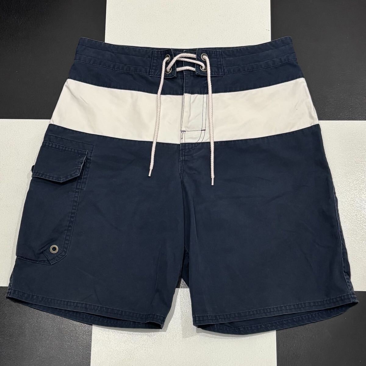 【456】 美品 RRL カーゴ サーフ ボード スイム ショーツ ショート パンツ W28 ダブルアールエル ラルフ ralph swim surf bord short pants