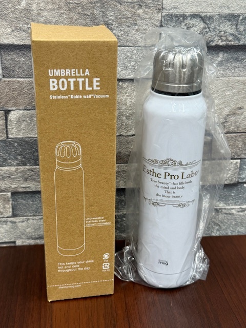Thermo mug サーモマグ UMBRELLA BOTTLE UB15-30 アンブレラボトル WHITE 白 300ml 保温 保冷 水筒 未使用品！ 