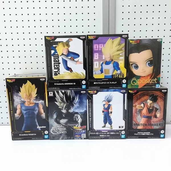 mP522c [未開封] ドラゴンボール Grandista ベジータ Resolution of Soldiers 孫悟空 A G×materia 人造人間18号 他 | フィギュア J