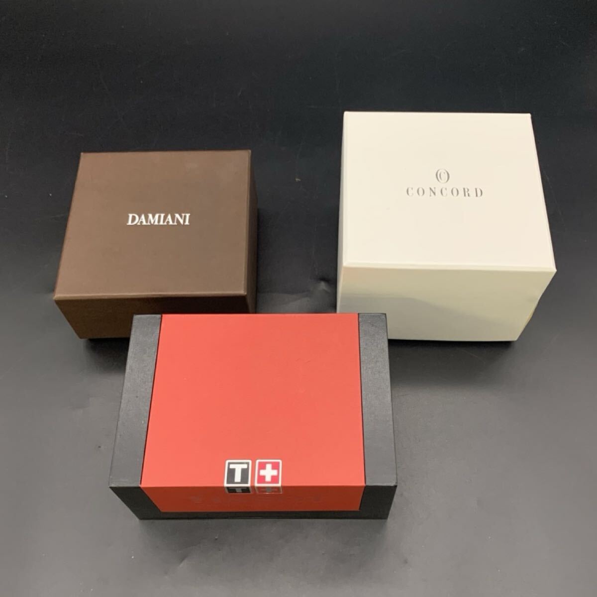 森岡　5月　NO.171 腕時計　箱　まとめ　空箱　DAMIANI CONCORD TISSOT 汚れあり　コレクション　ブランド