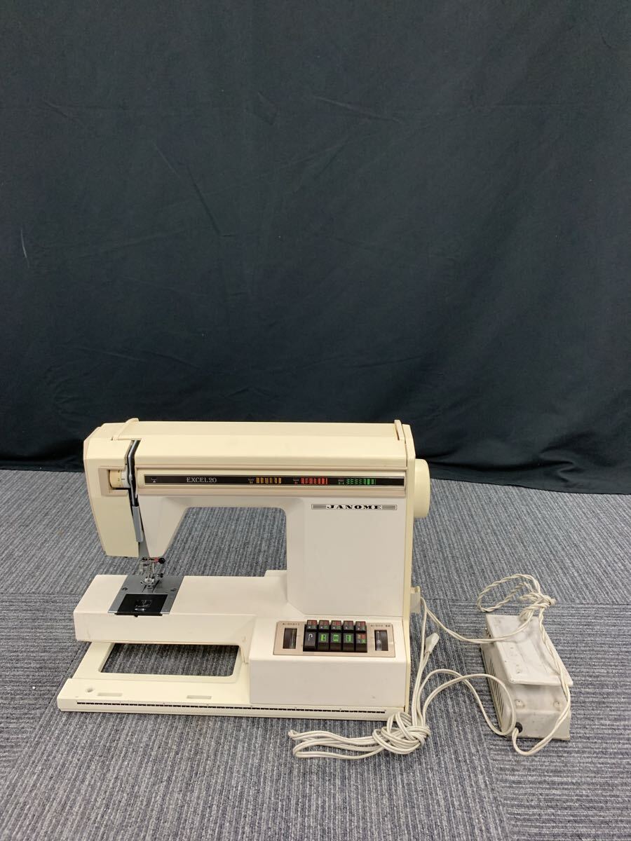 ② 夏本　5月　No.114 JANOME ジャノメ ミシン MODEL 627 手芸 家庭用ミシン 手工芸 通電動作確認済み 汚れあり