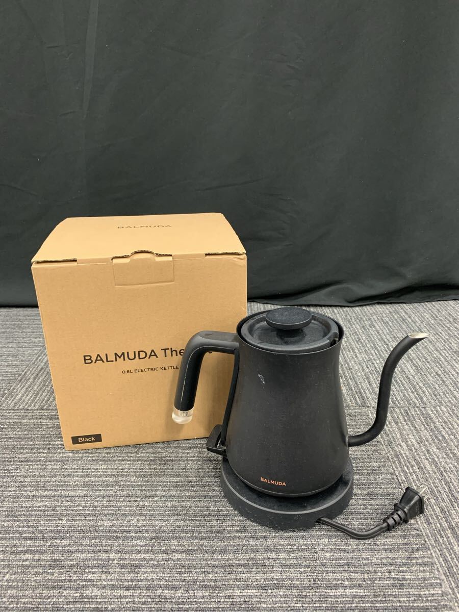 杉本　5月　No.332 BALMUDA バルミューダ The Pot 電気ケトル K07A-BK ブラック 0.6L ケトル 通電動作確認済み 汚れあり