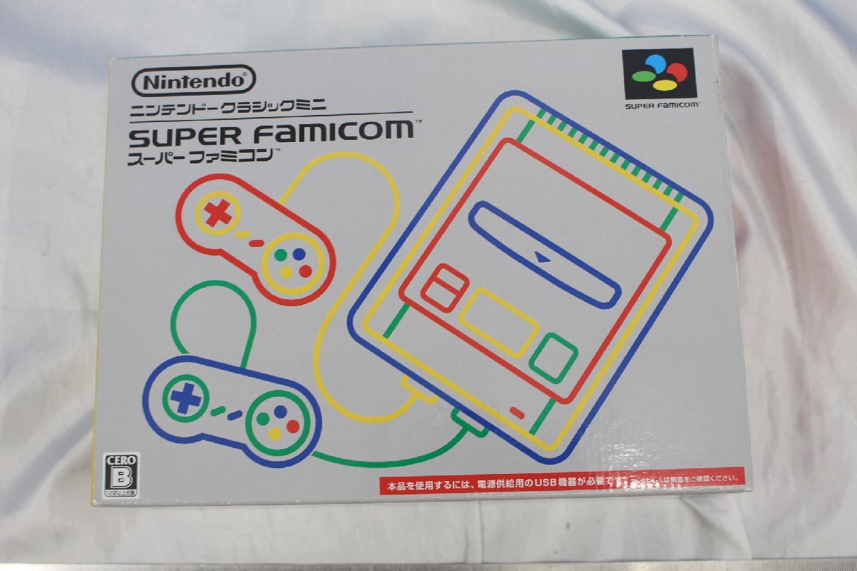 JY-107★★同梱不可★★SFC ニンテンドークラシックミニ スーパーファミコン 本体 動作確認済