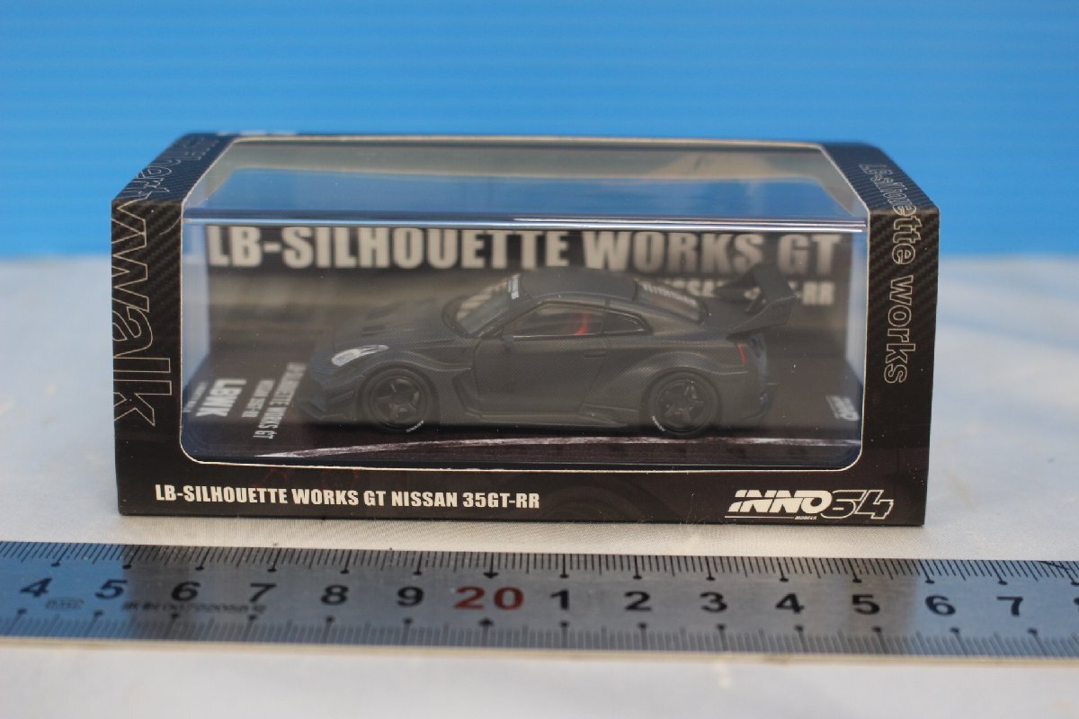 I4649★★同梱不可★★日産 Nissan GT-R (R35) LBWK Super Silhouette 35GT-RR Full Carbon 1/64 INNO Models 未開封