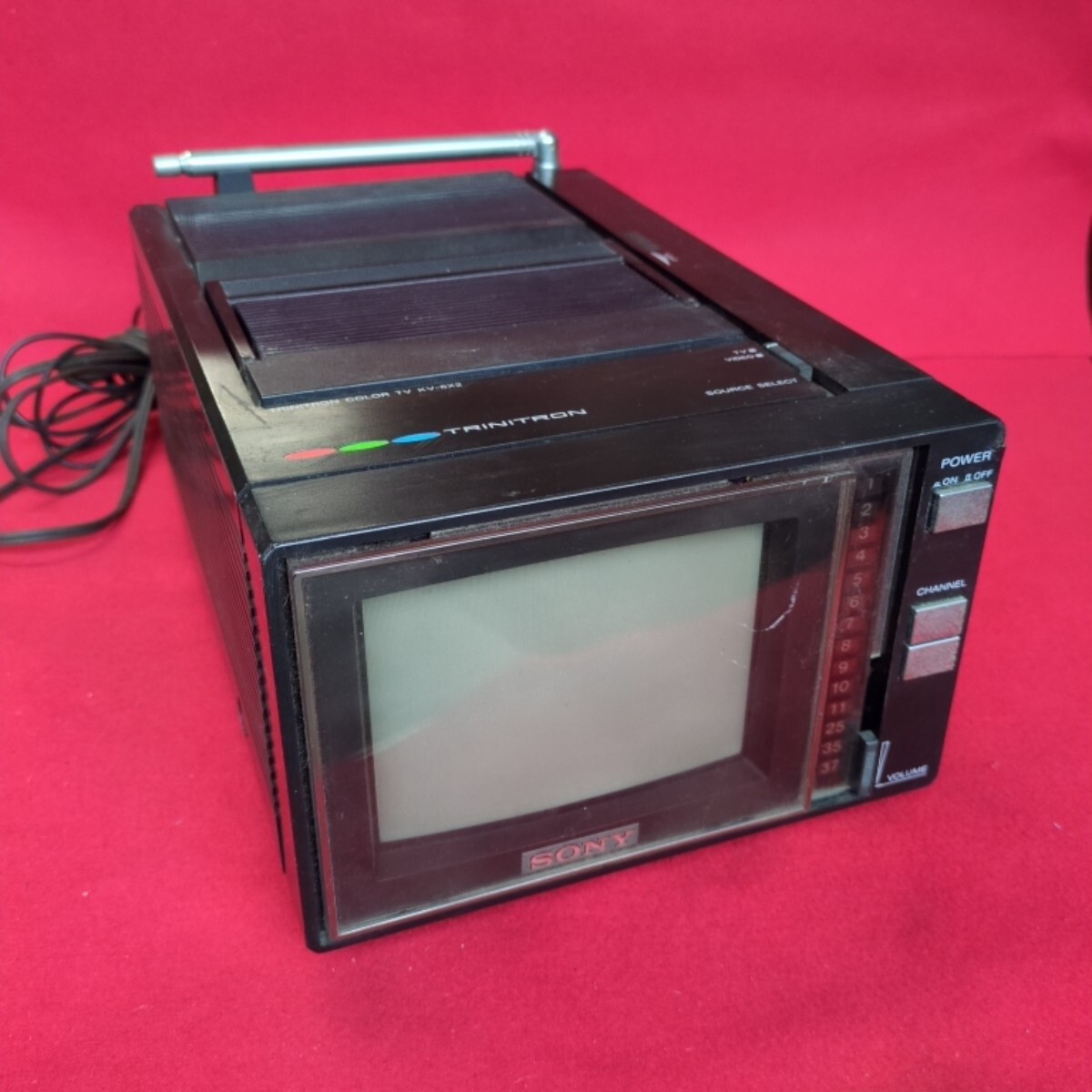 SONY KV-6X2 トリニトロン TRINITRON ブラウン管 カラーテレビ 昭和レトロ ポータブルカラーテレビ ソニー レトロ 当時物