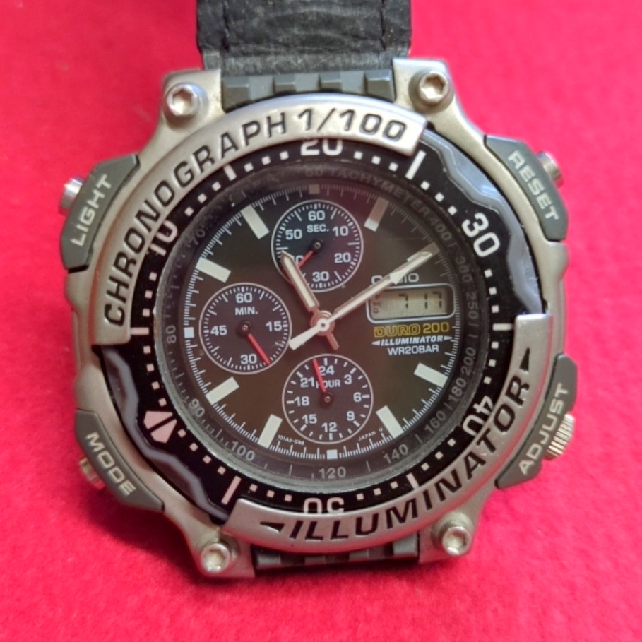 CASIO 腕時計 DURO200 カシオ クロノグラフ