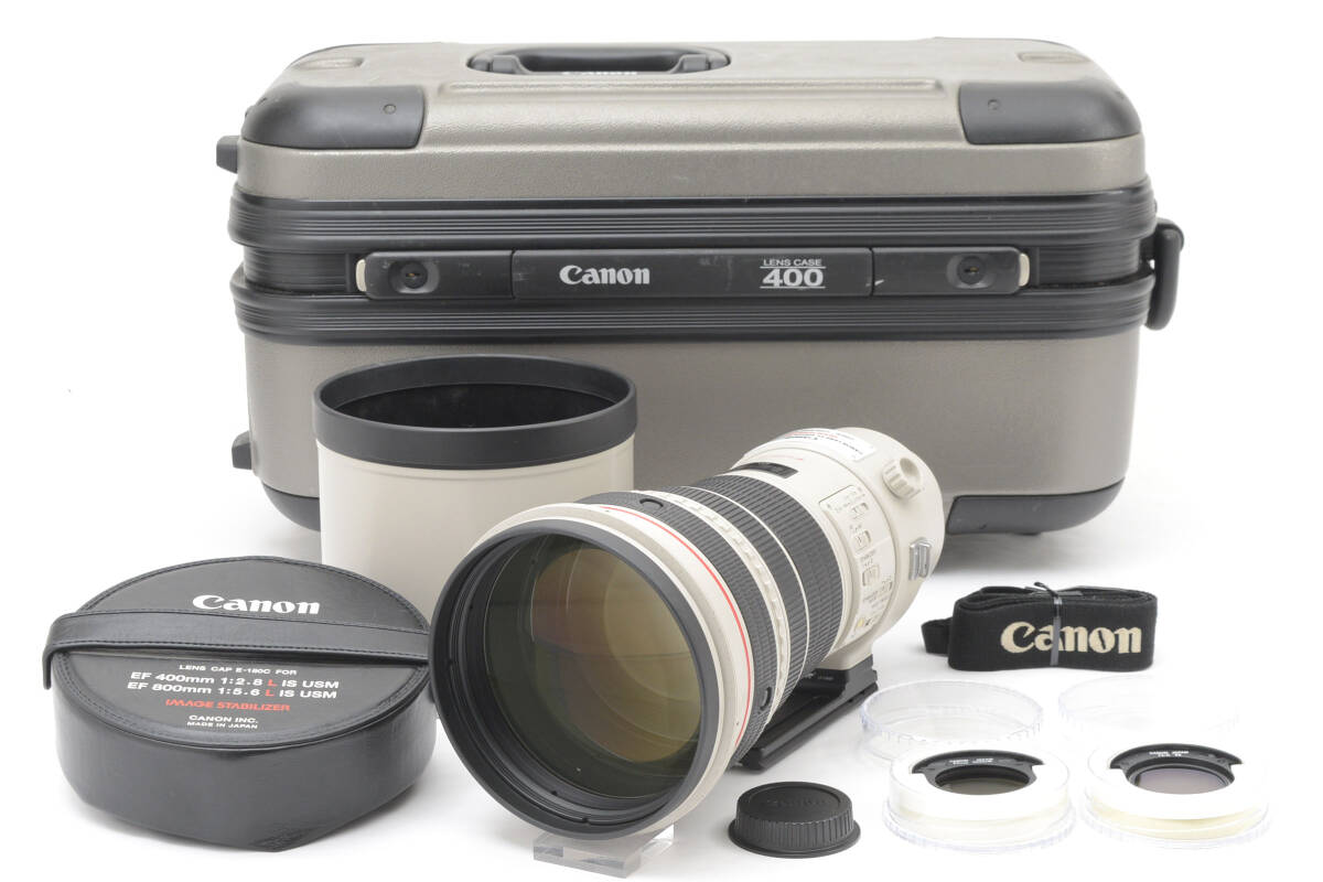 ケース付き！Canon EF 400mm f/2.8 L IS USM Telephoto Lens　キャノン　カメラレンズ　＃723