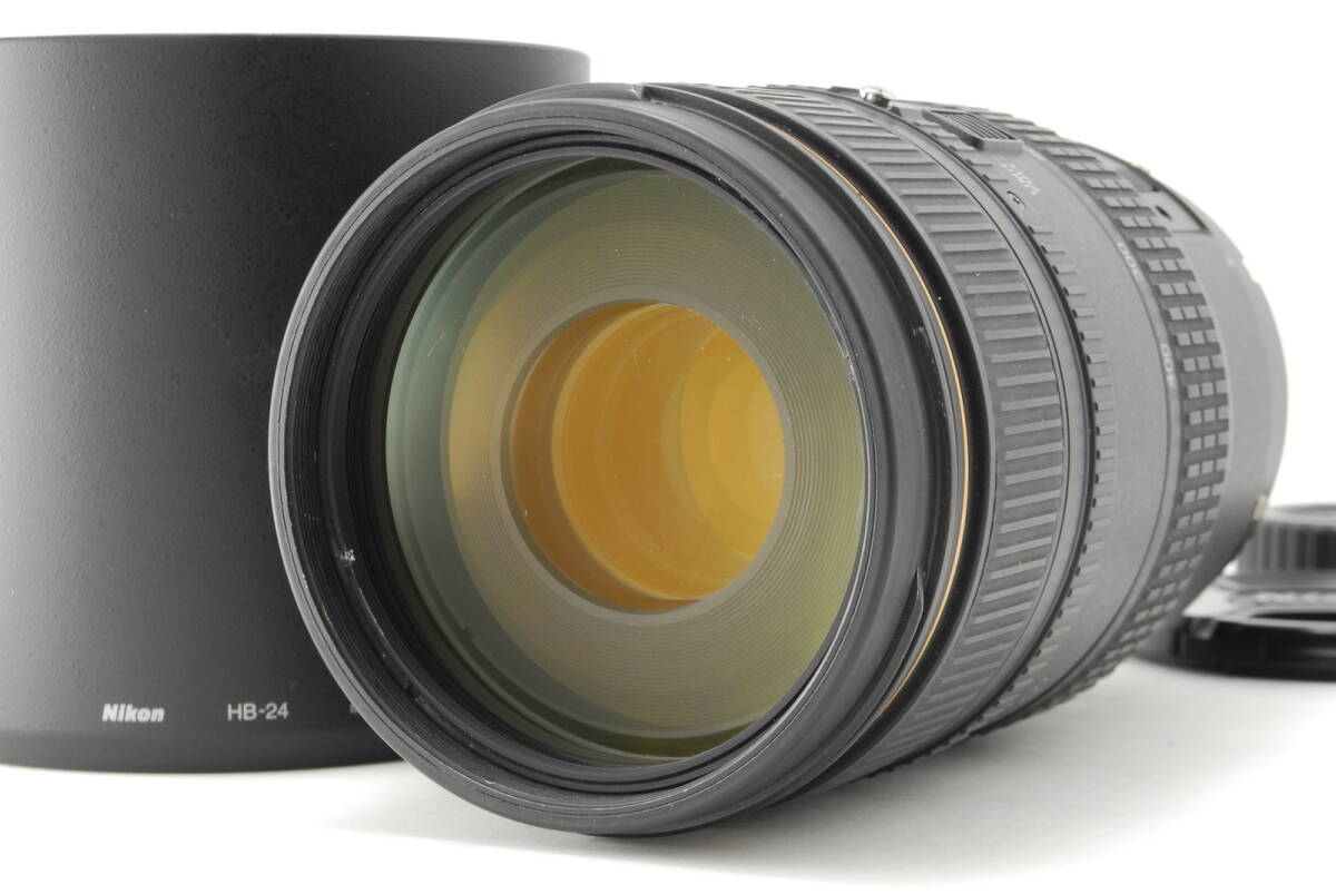 【美品】Nikon AF VR NIKKOR 80-400mm F4.5-5.6 D ED Zoom Lens ニコン 望遠 レンズ #B-791