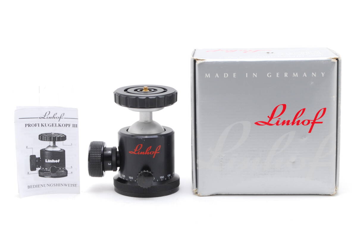 【美品】Linhof Profi III Ball Head For Big Camera tripod head リンホフ カメラ #B-795