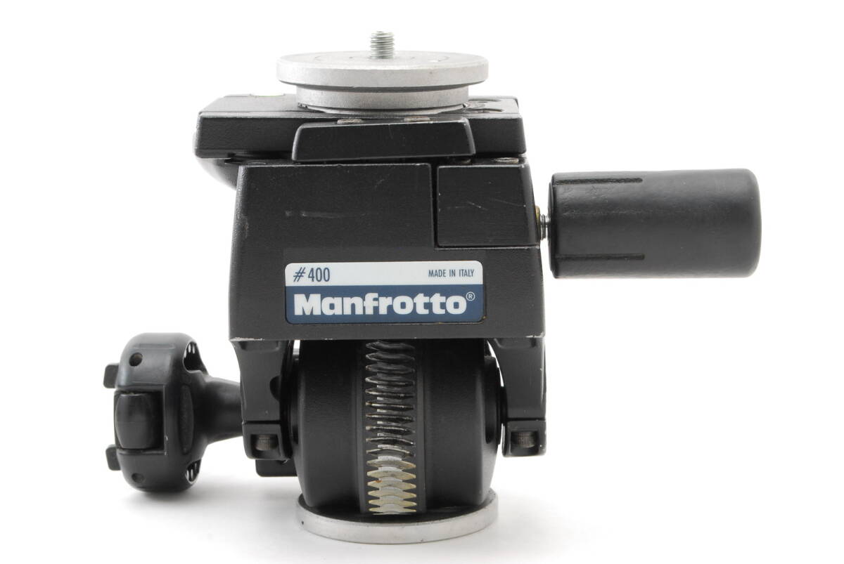 【美品】Manfrotto 400 3-Way Studio Geared Head Pan Tilt Tested Working マンフロット #B-796