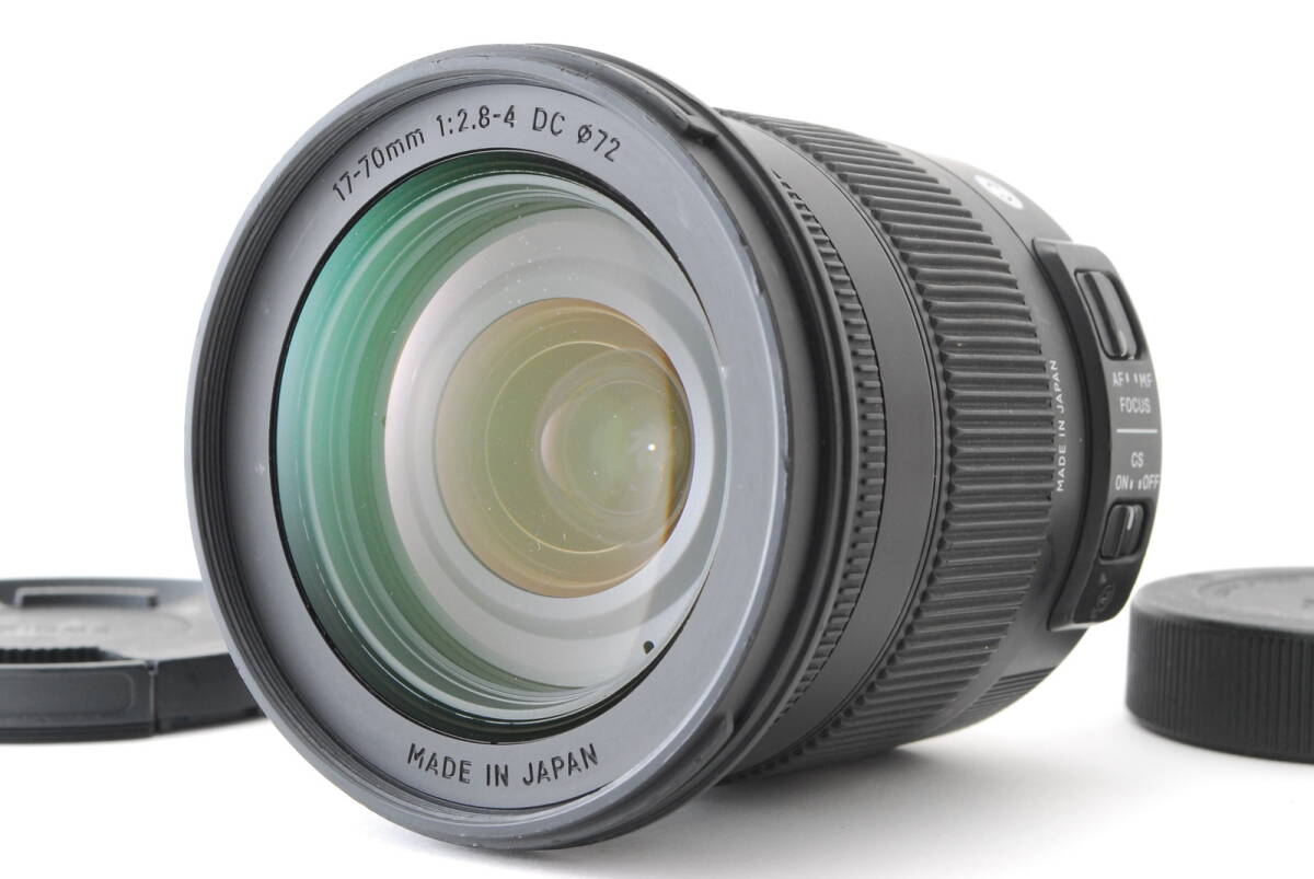【美品】Sigma AF 17-70mm F2.8-4 DC Macro OS HSM Contemporary Nikon F シグマ 望遠 レンズ ニコン #B-798