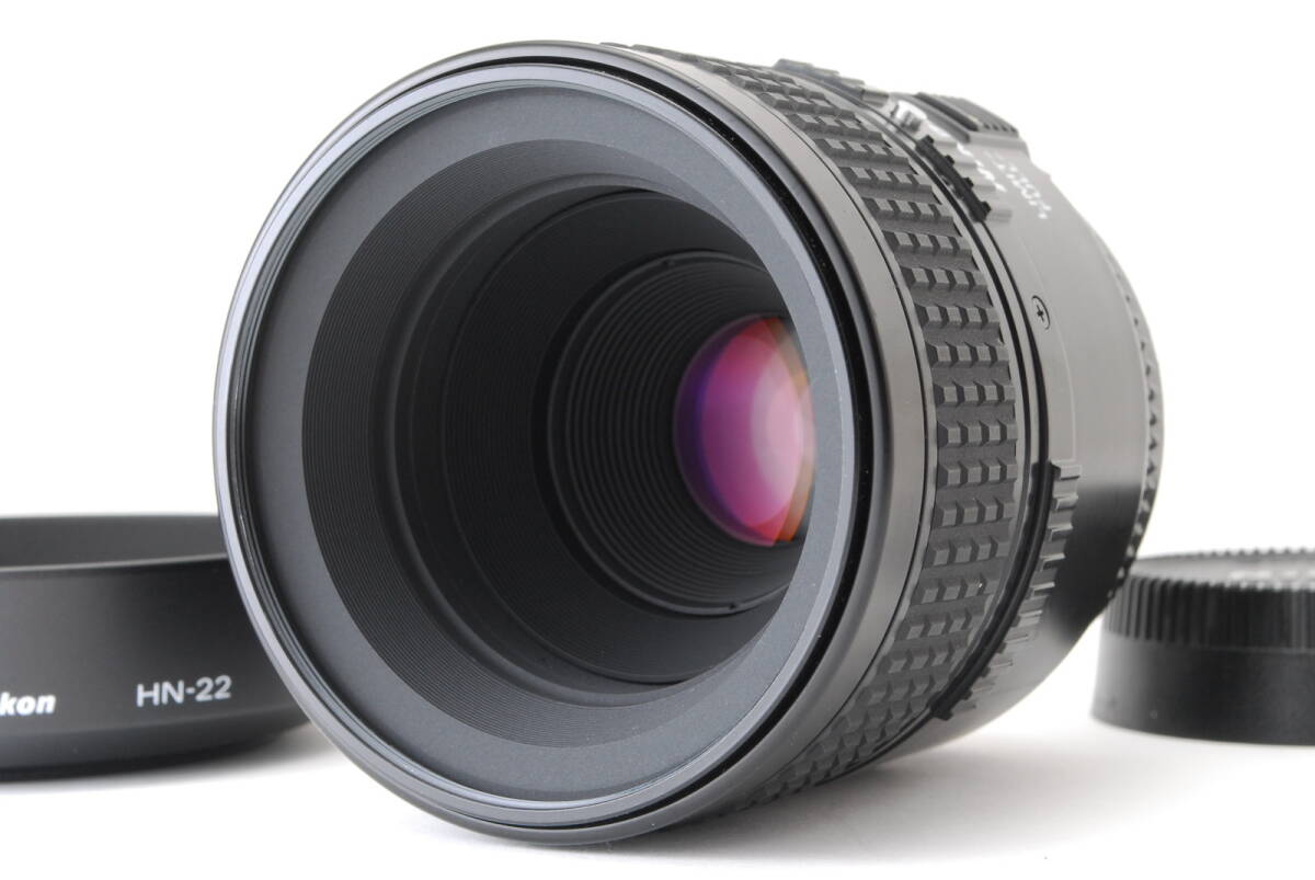 【美品】Nikon AF Micro NIKKOR 60mm F/2.8 Macro Prime Lens ニコン 望遠 レンズ #B-801