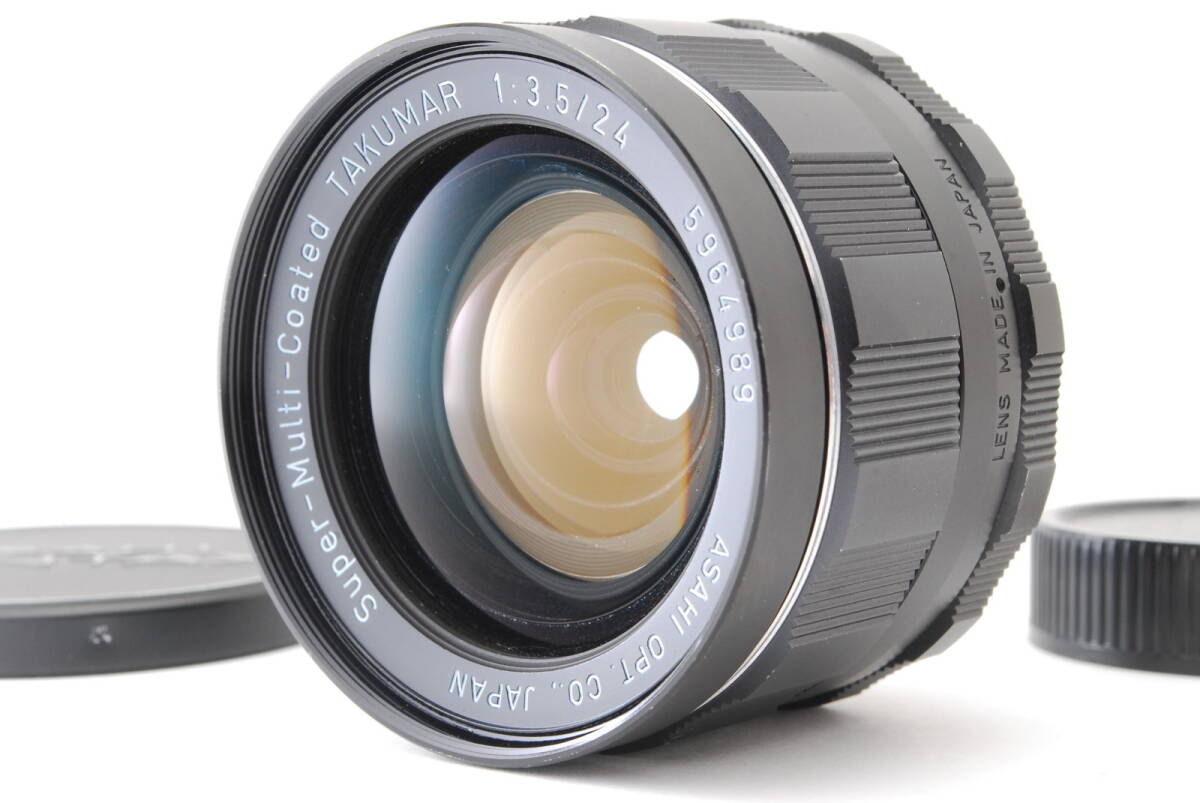 【美品】Pentax SMC Takumar 24mm f3.5 Wide Angle Lens for M42 ペンタックス レンズ #B-802