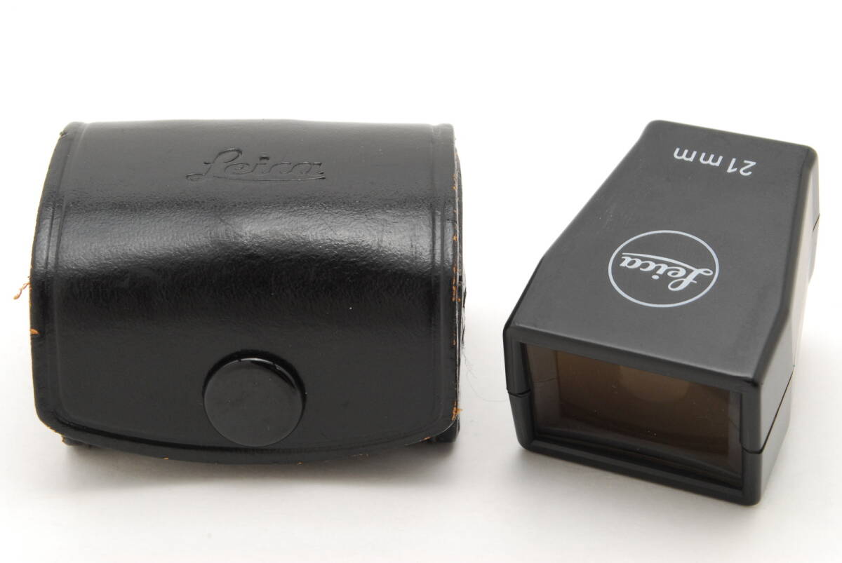 【ほぼ未使用】Leica View Finder 21mm black 12012 Viewfinder ライカ ビュー ファインダーブラック #B-821