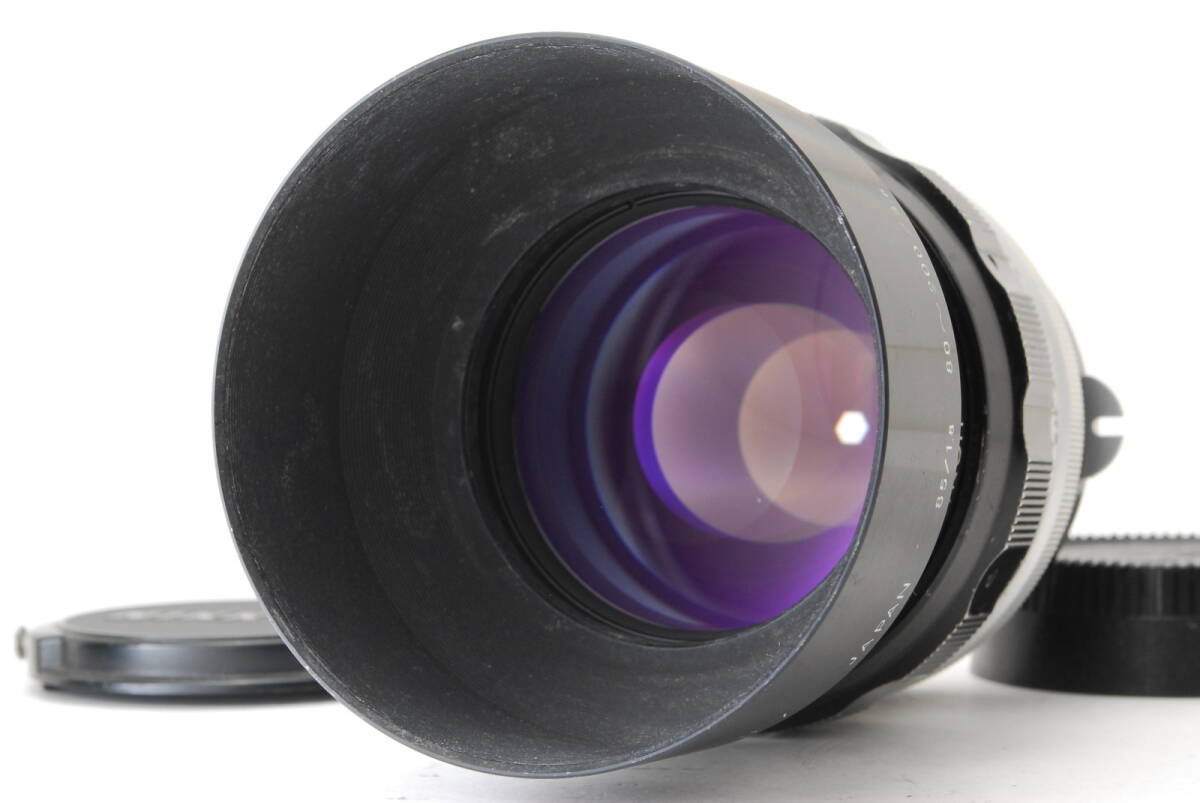 【美品】Nikon Nikkor Auto H 85mm f1.8 Manual Focus Lens ニコン レンズ #B-823