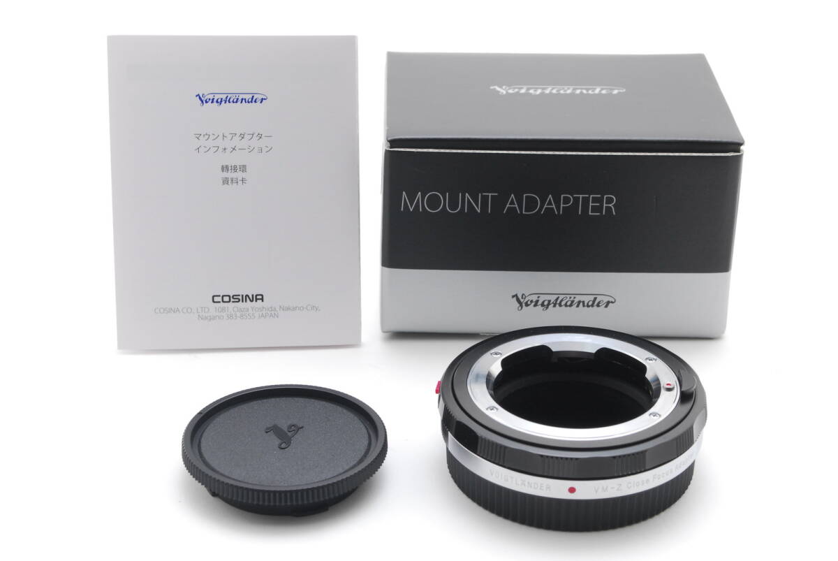 【ほぼ未使用】Voigtlander Adapter VM-Z Close VM Leica M Lens Nikon Z フォクトレンダー アダプター ライカ ニコン レンズ #B-824