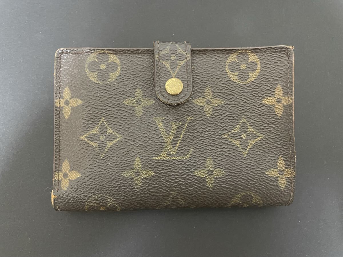 LOUIS VUITTON ルイヴィトン モノグラム 二つ折り財布 がま口