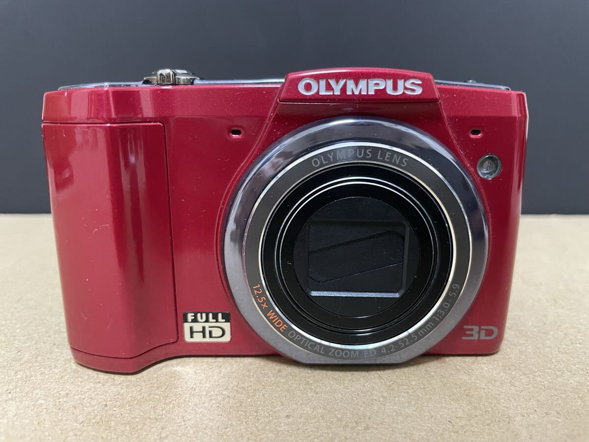OLYMPUS オリンパス SZ-20 レッド デジタルカメラ FULL HD 3D