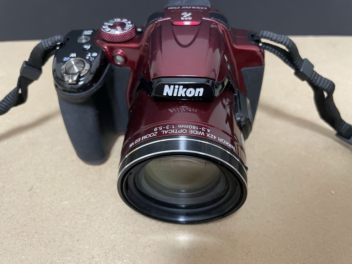 Nikon COOLPIX P520 レッド デジタルカメラ 42X WIDE OPTICAL ZOOM