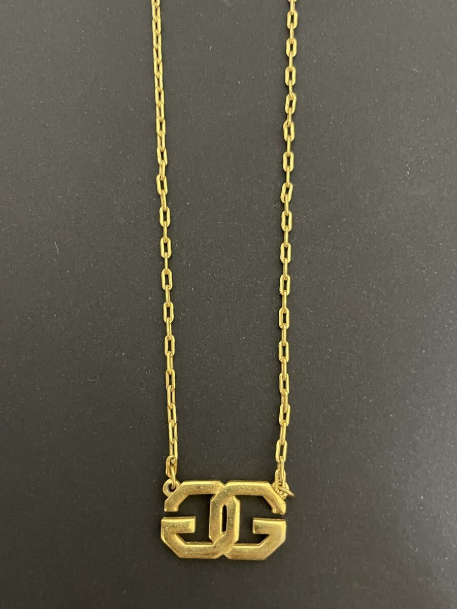 GIVENCHY ジバンシィ GGロゴ ネックレス ゴールドカラー ヴィンテージ