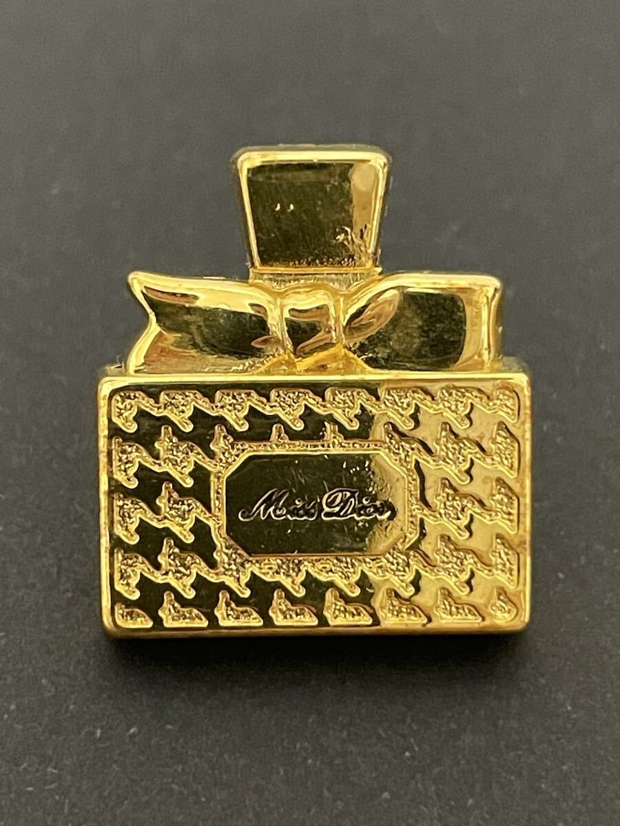 Christian Dior クリスチャンディオール Miss Dior 香水モチーフ ピンブローチ ゴールド