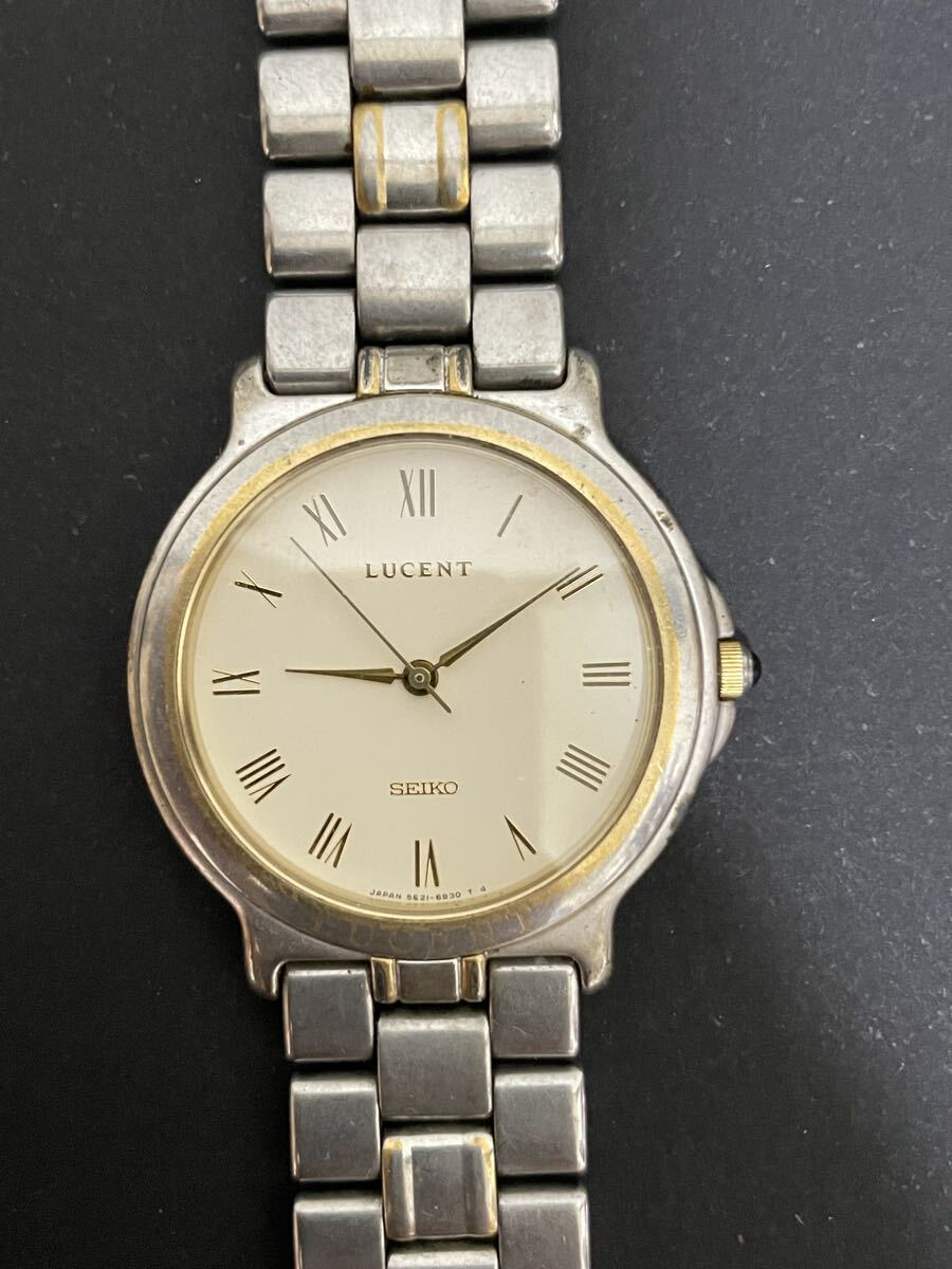 SEIKO LUCENT セイコー ルーセント 5E21-6B70 クォーツ 腕時計