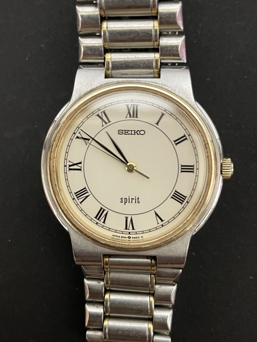 SEIKO SPIRIT セイコー スピリット クォーツ 腕時計 5P21-6A50