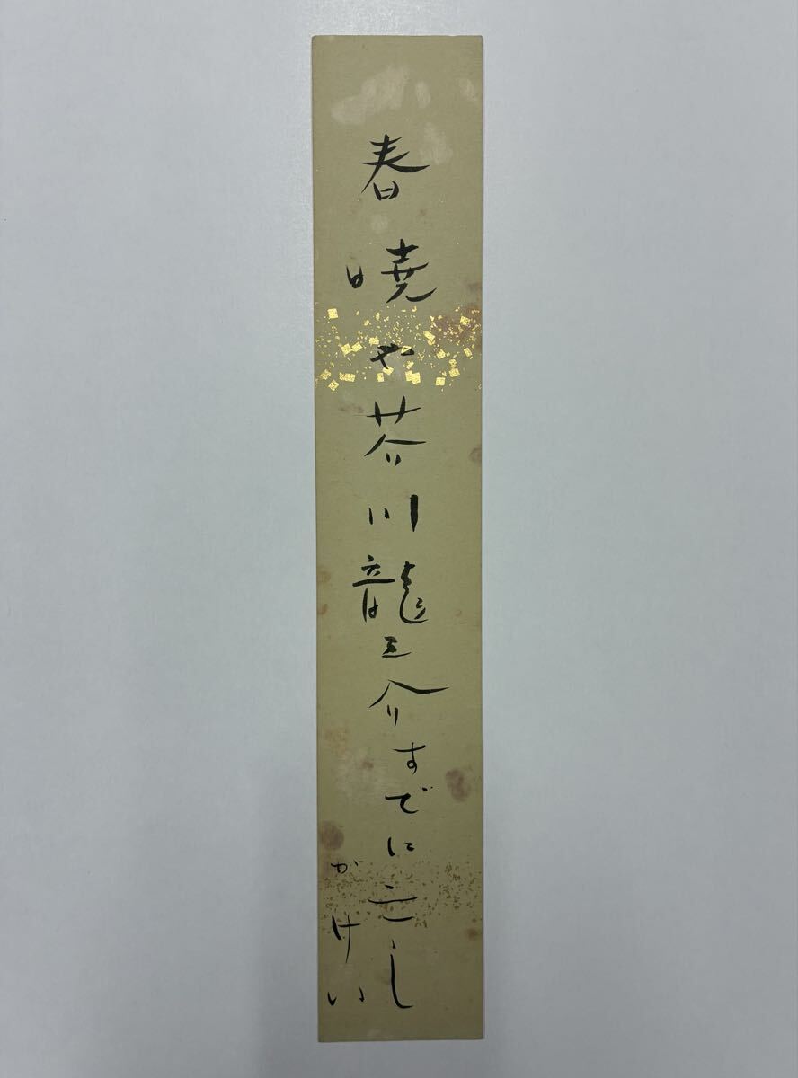 ２６　加藤かけい 肉筆短冊 自筆 直筆 俳句 俳人 名古屋ホトトギス会