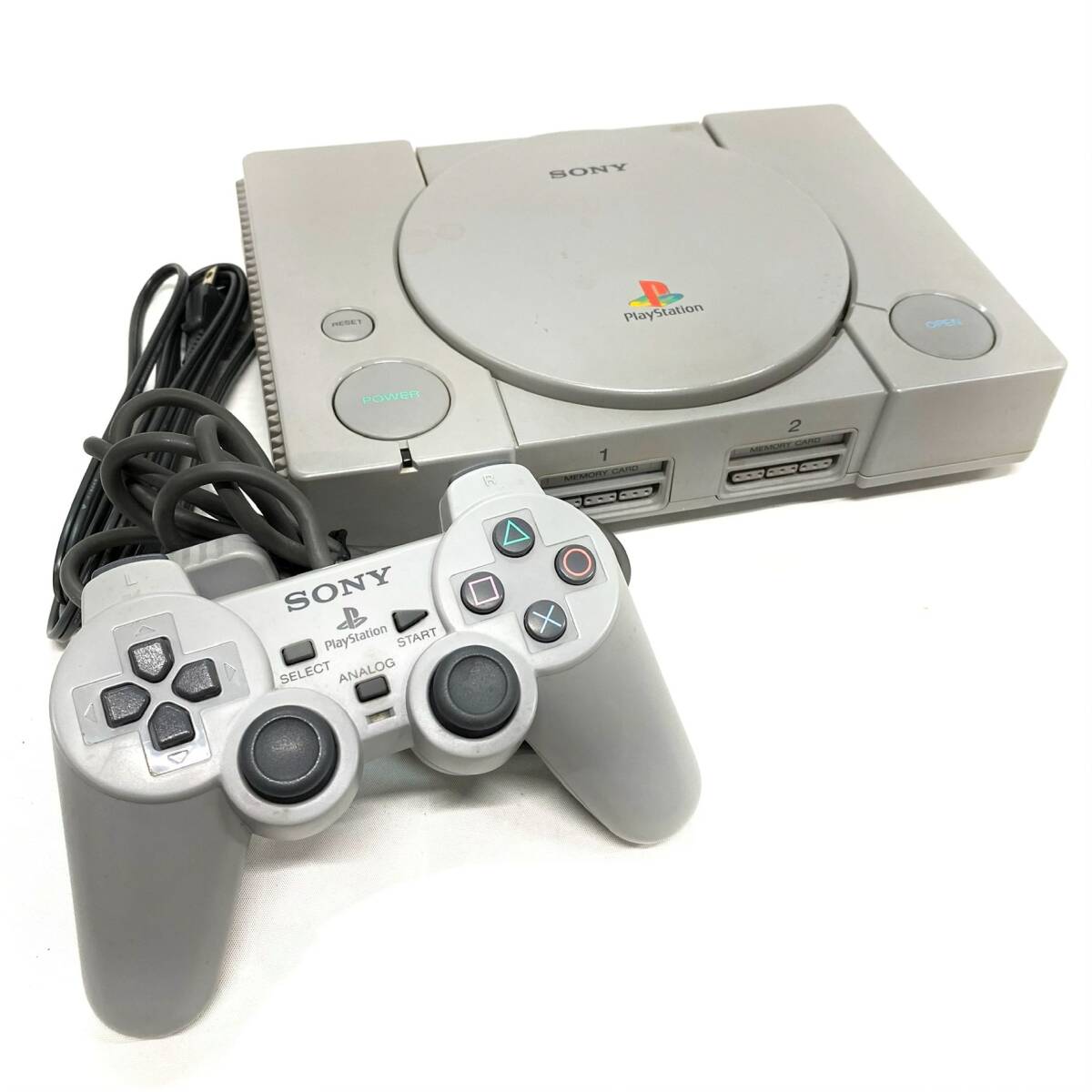 1円～ 8TN45300526 SONY ソニー PlayStation PS プレイステーション プレステ コントローラー付き SCPH-7000 通電確認 動作未確認 現状品