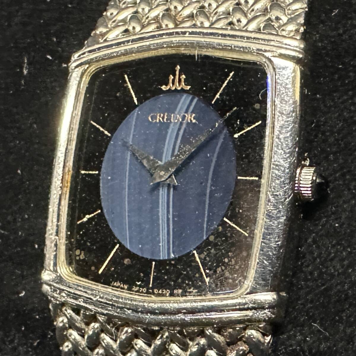 1円～ 6TN34940526 SEIKO セイコー CREDOR クレドール 2F70-5390 QZ クォーツ SS レディース 腕時計 純正ベルト 動作未確認 現状品