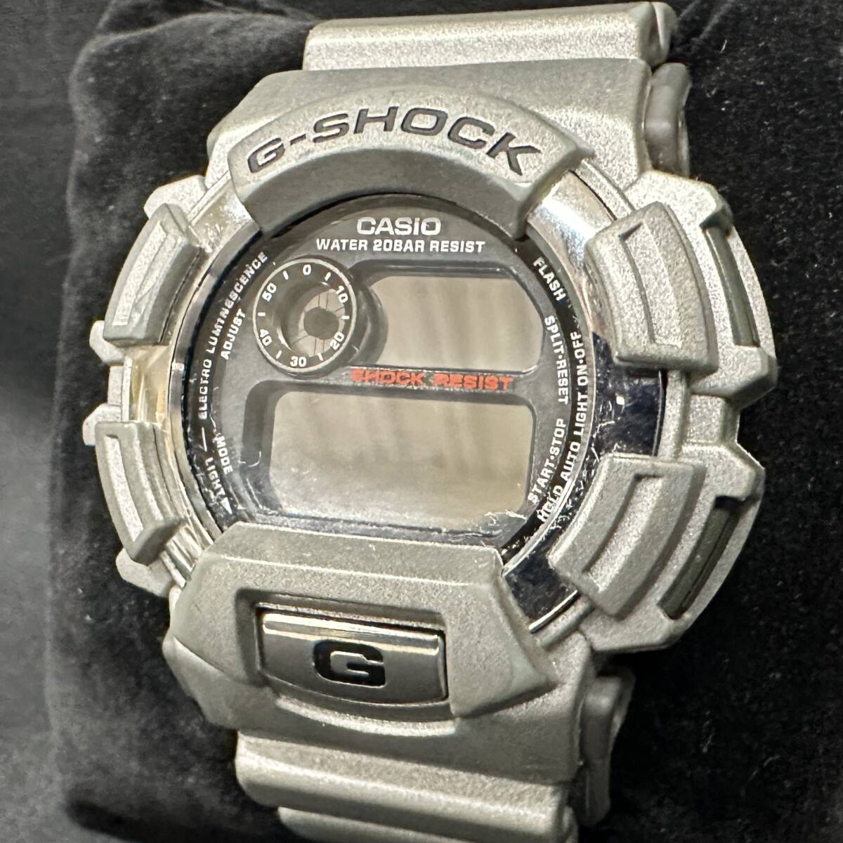 1円～ 6TN45380526 CASIO カシオ G-SHOCK ジーショック デジタル文字盤 シルバー系 DW-9500M QZ 腕時計 純正ベルト 動作未確認 現状品