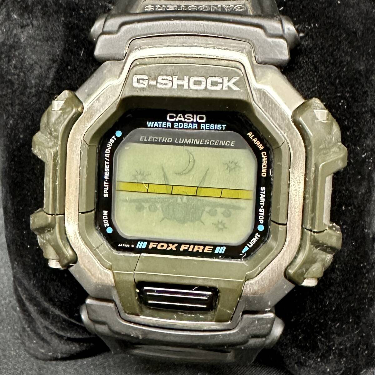 1円～ 6TN45400526 CASIO カシオ G-SHOCK Gショック FOX FIRE ギャングスターズ DW-8195 QZ メンズ 腕時計 純正ベルト 動作未確認 現状品