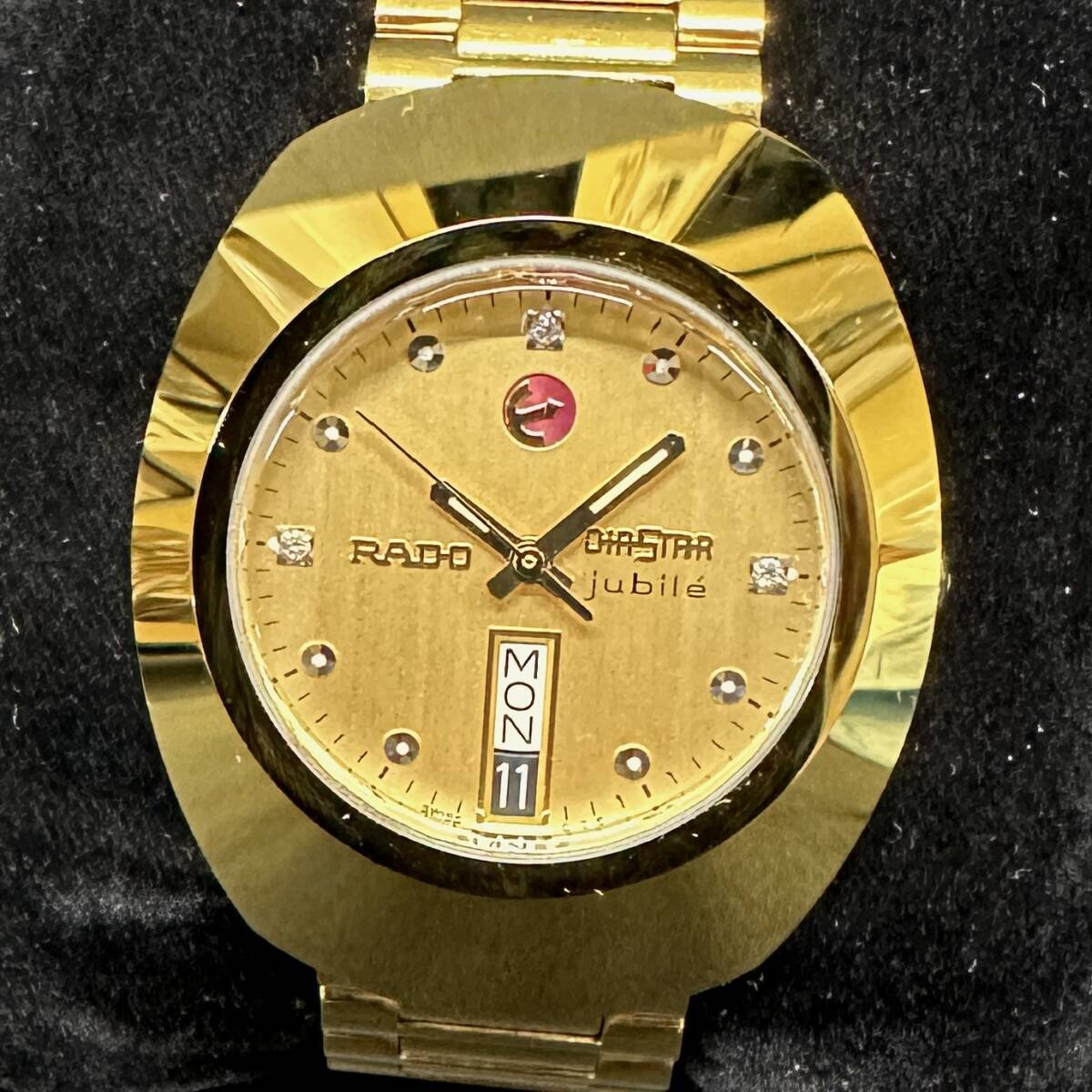 1円～ 6TN14890526 RADO ラドー DIASTAR ダイヤスター 50thAnniversary 50周年 648.0413.3 自動巻き 腕時計 純正ベルト 稼働確認 現状品