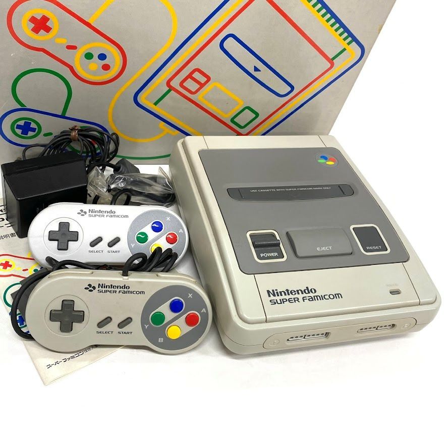 1円～ 0TN45310526 Nintendo ニンテンドー スーパーファミコン コントローラー 取扱説明書付き SHVC-001 通電確認 動作未確認 現状品