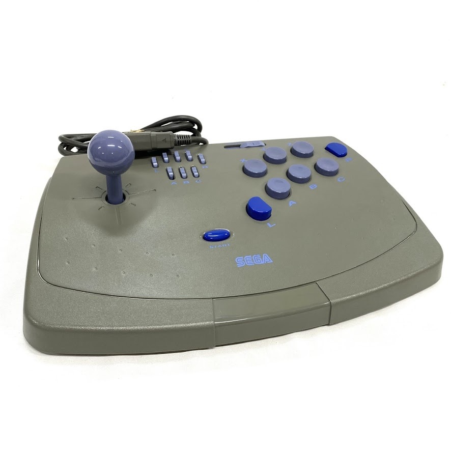 1円～ 8TN45280526 SEGA セガ バーチャスティック アーケードコントローラー セガサターン用 HSS-0104 通電動作未確認 現状品