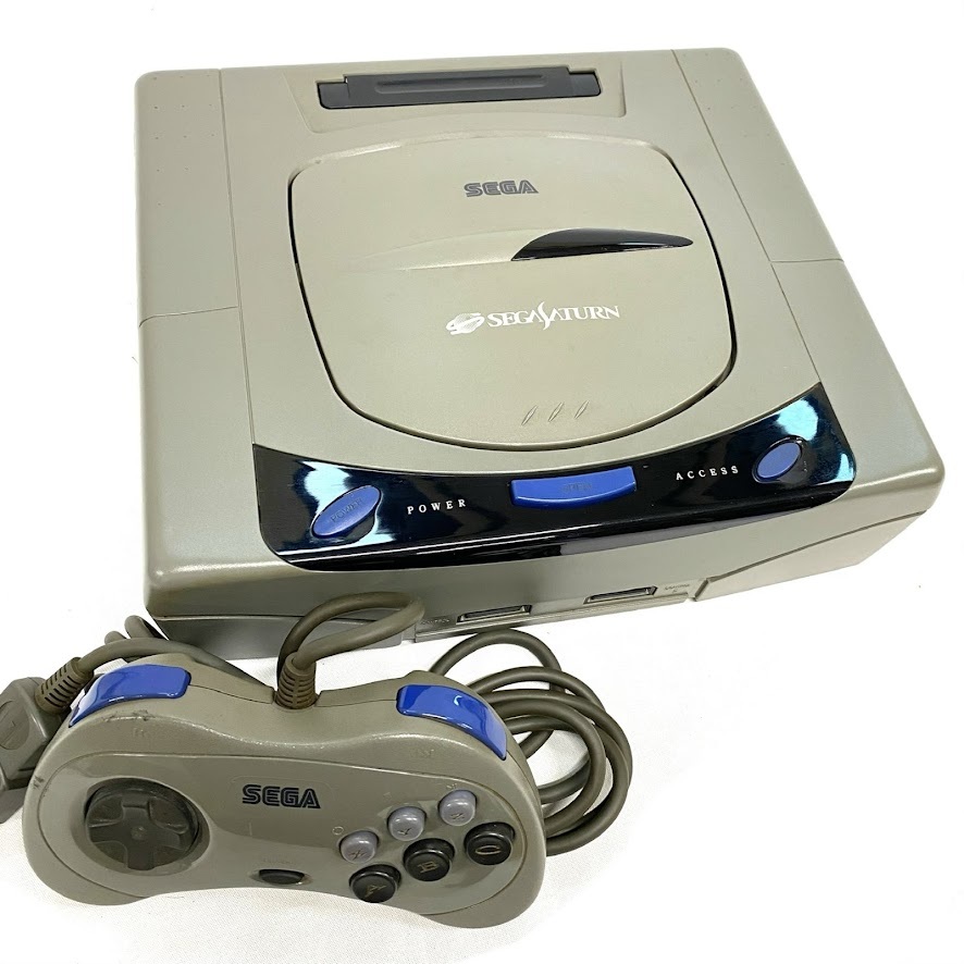 1円～ 8TN45270526 SEGA セガ SATURN サターン コントローラー付き ケーブル類欠品 ゲーム機本体 HST-3200 通電動作未確認 現状品