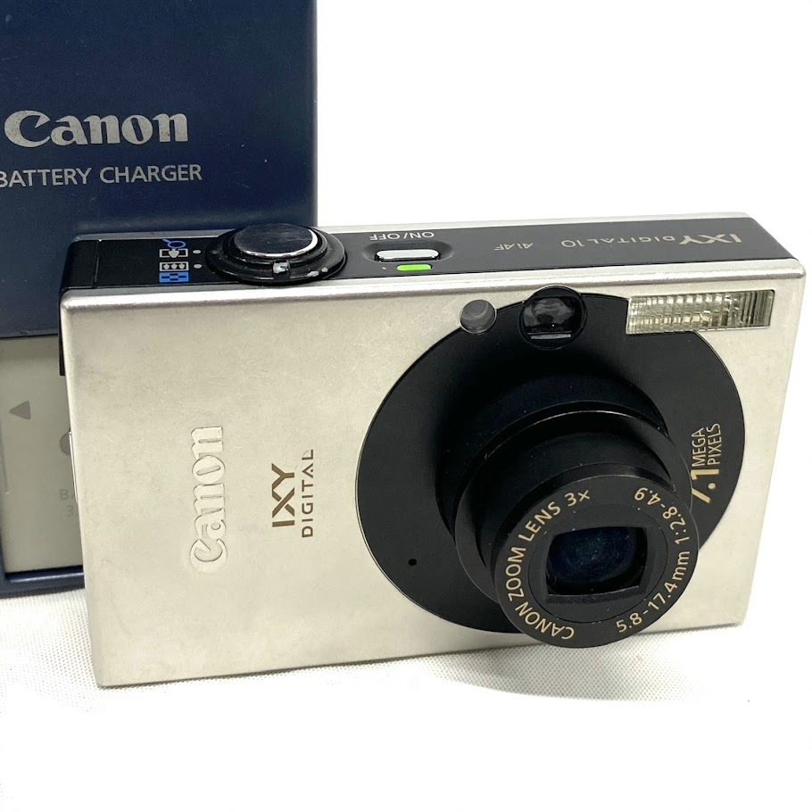 1円～ 6TN55040526 Canon キャノン IXY DIGITAL 10 イクシー コンパクトデジタルカメラ PC1228 カメラ 通電確認 撮影未確認 現状品